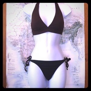 J Crew halter bikini top